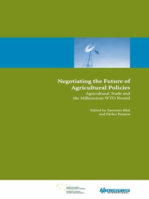 cover image of Negotiating the Future of Agricultural Polices